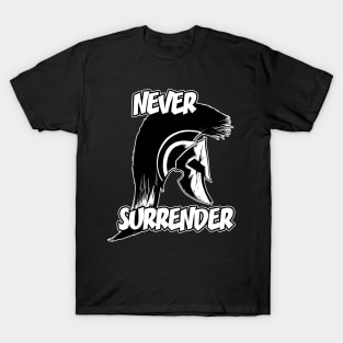 Spartan Law - Never Surrender T-Shirt